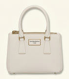 Prada mini Galleria top-handle leather handbag, imported from the UK