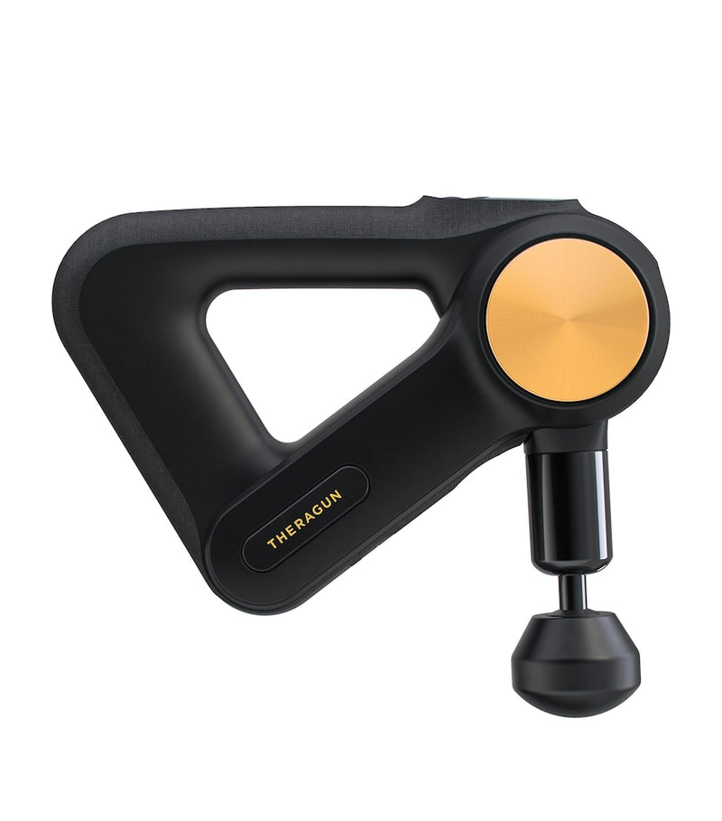 Therabody Theragun 24K Gold PRO percussive therapy device, imported from the UK