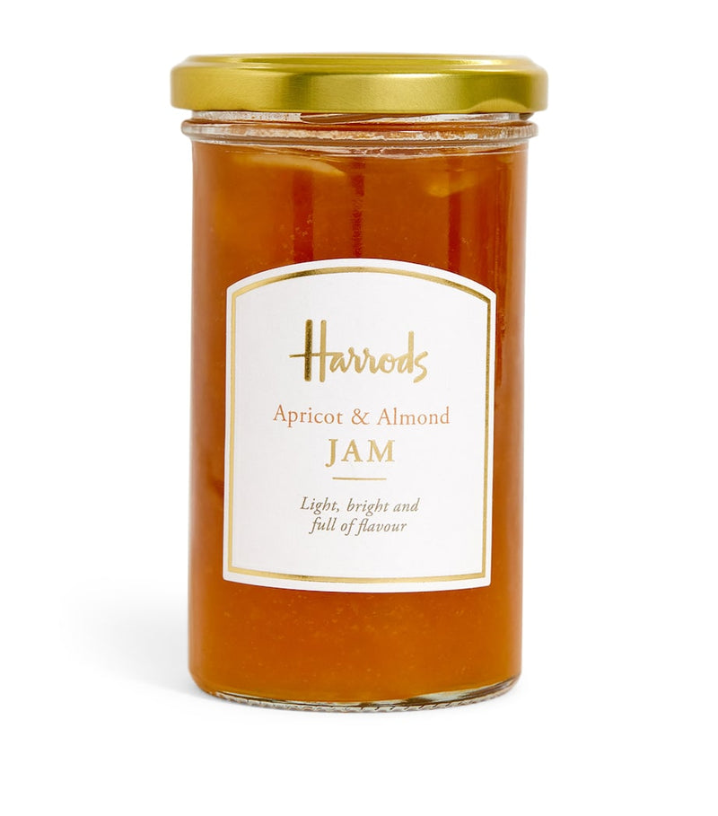 Harrods apricot and almond jam 280g, imported from the UK