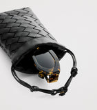 Bottega Veneta leather dustbag eyewear case, UK version