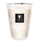Harrods Baobab Collection White Pearls Pillar Candle 24cm- Buy online at McGrocer