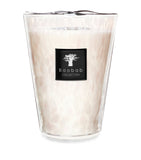 Baobab Collection White Pearls Pillar Candle 24cm - British product