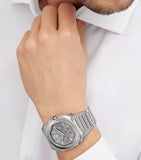 Bvlgari Octo Finissimo Chronograph GMT watch 43mm stainless steel, imported from the UK