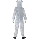 Smiffys grey dog onesie hooded jumpsuit (British brand)
