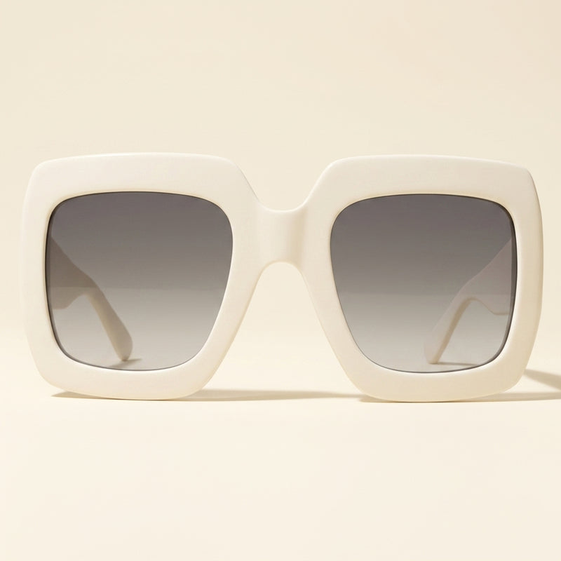Gucci GG0053SN svarte dame solbriller firkantet innfatning - Britisk produkt