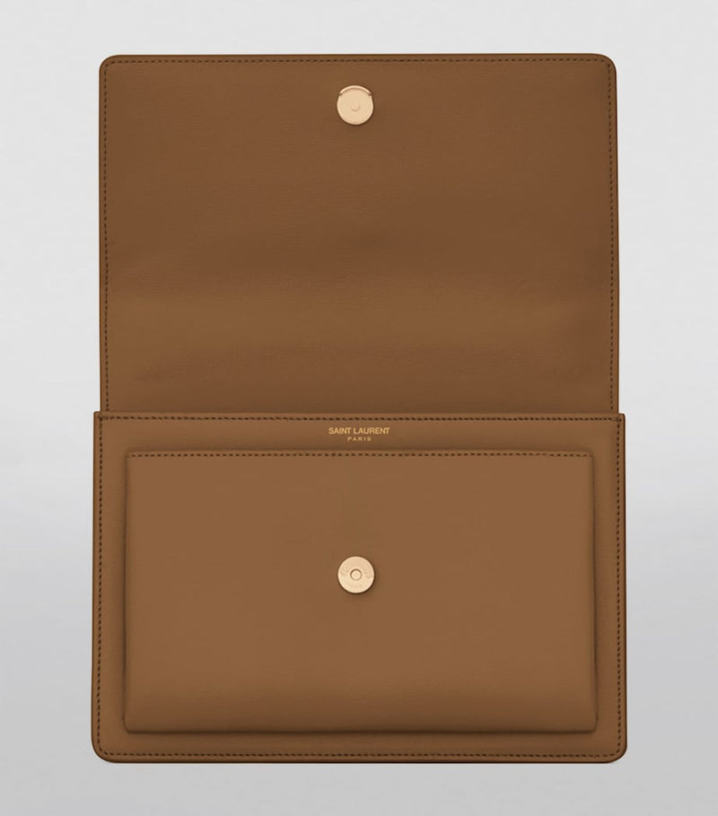Saint Laurent Medium Sunset Shoulder Bag calf leather, UK version
