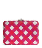 Judith Leiber embellished clutch bag with crystals, UK version