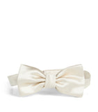 Brunello Cucinelli kids satin bow tie, imported from the UK