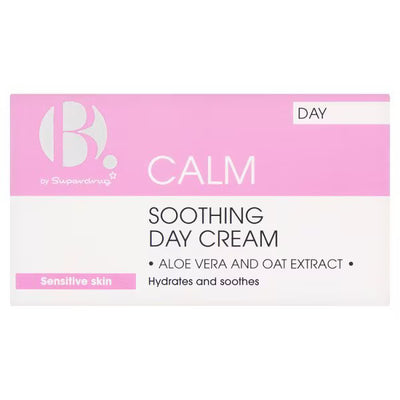 Superdrug B. Calm Soothing Day Cream For Sensitive Skin- Buy online at McGrocer