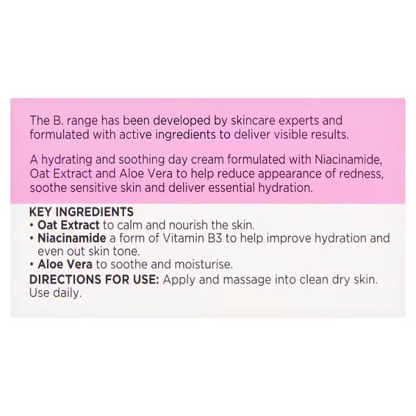 B. Calm Soothing Day Cream For Sensitive Skin - British product