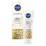 Superdrug NIVEA SUN Luminous 630 Anti-Pigment Sun Fluid SPF50 40ml- Buy online at McGrocer