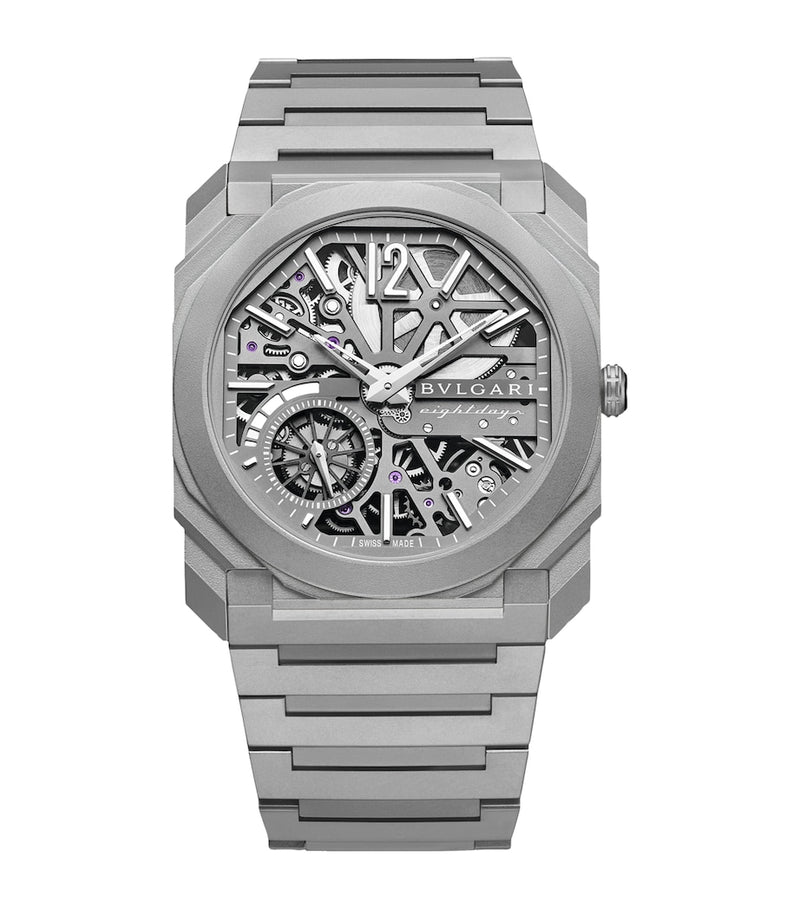 Bvlgari Octo Finissimo Skeleton 8 Days watch 40mm, imported from the UK