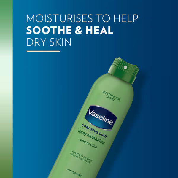 Vaseline Intensive Care Aloe Soothe spray moisturiser 190ml (British brand)