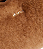 Max Mara Teddy Marine top-handle bag in camel fur, UK version