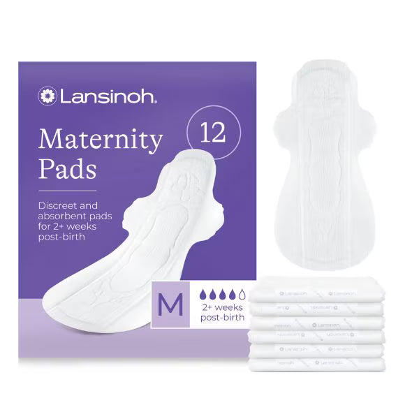 Lansinoh Discreet Absorbent Maternity Pads 12 Pack, UK version