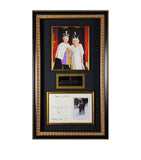 Leipzig Galleries signed King Charles III and Queen Camilla display (British brand)