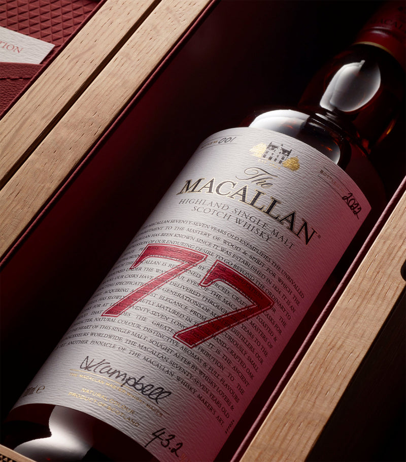 The Macallan 77-Year-Old single malt Scotch whisky Red Collection 70cl (British brand)