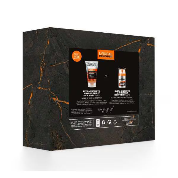 L'Oreal Paris Men Expert Hydra Energetic Gift Set 100ml 50ml, UK version