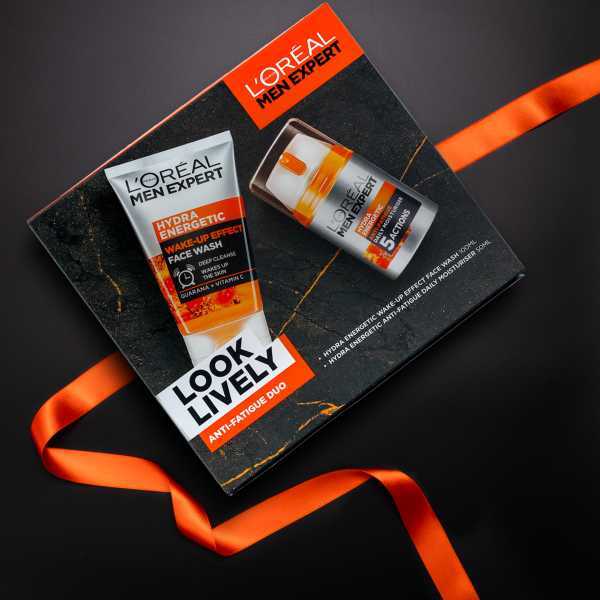 L'Oreal Paris Men Expert Hydra Energetic Gift Set 100ml 50ml, UK version