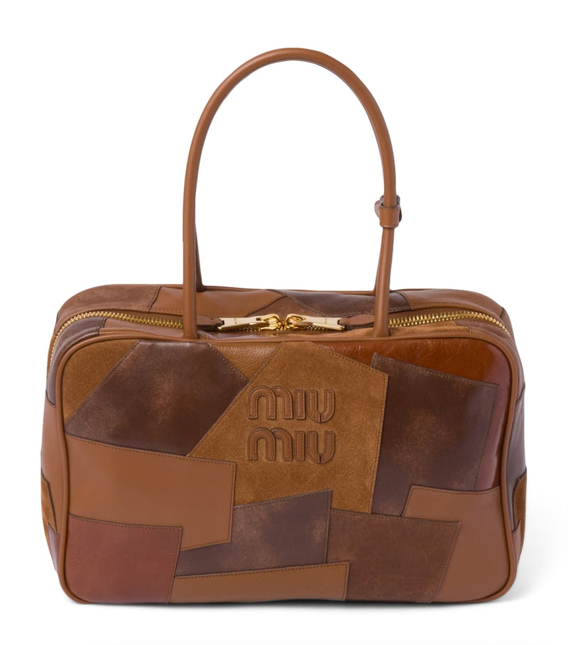 Miu Miu patchwork top-handle bag 23cm - British product