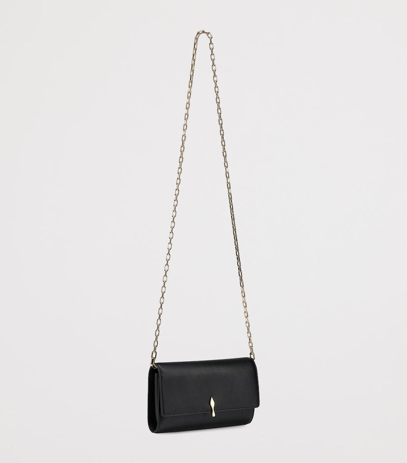 Christian Louboutin Bettina nappa leather chain wallet, imported from the UK