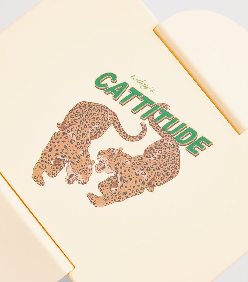 Konges Sløjd lunch box Cattitude print 17cm, UK version
