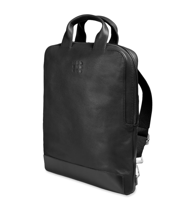 Moleskine leather laptop bag for 15-inch devices - British product