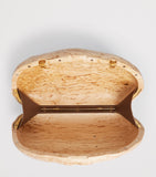 Schiaparelli calfskin mouth clutch bag, imported from the UK