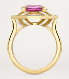 Boodles ring with pink sapphire and diamond, Fifth Avenue - British product