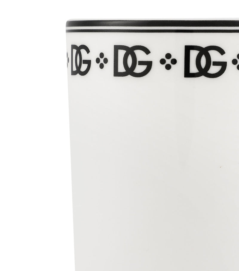 Dolce&Gabbana porcelain mug with monogram design 250ml capacity - British product