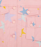 Stella McCartney kids star patch denim jacket for ages 3-14 years (British brand)