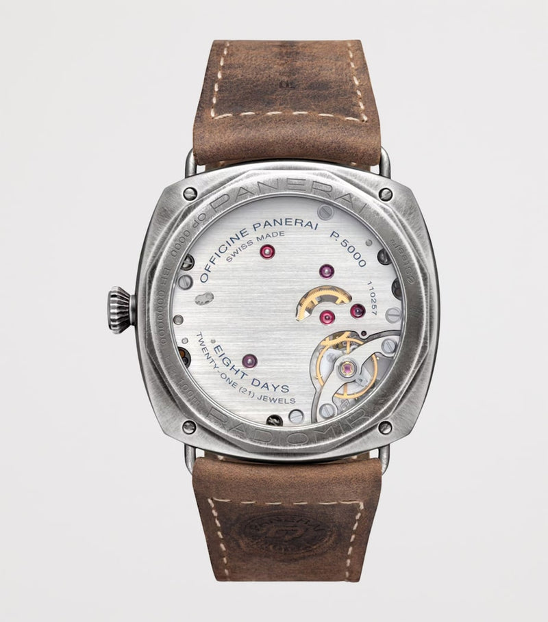 Panerai Radiomir Otto Giorni 45mm stainless steel watch, UK version