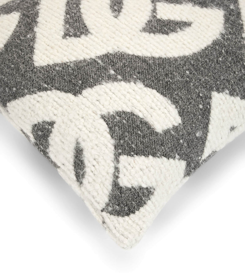 Dolce & Gabbana Casa wool-silk-cashmere logo cushion 50cm x 50cm - British product