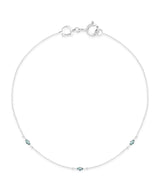 Harrods Astrid & Miyu White Gold and Alexandrite Marquise Bracelet- Buy online at McGrocer