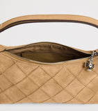 Tory Burch Mini Suede Fleming top handle bag, UK version