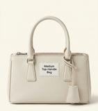 Prada Mini Galleria top-handle bag in patent Saffiano leather (British brand)