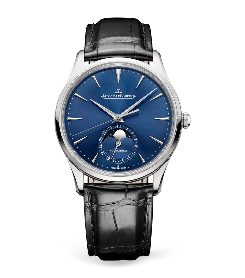 Jaeger-LeCoultre Stainless Steel Master Ultra Thin Moon Watch 39mm