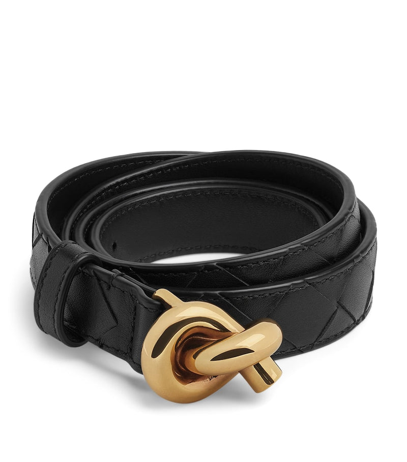 Bottega Veneta Knot leather belt - (British brand)