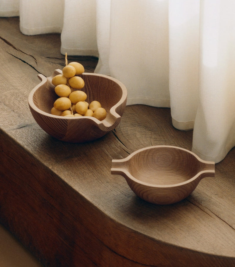 Georg Jensen wood Koppel bowl 28.5cm, imported from the UK