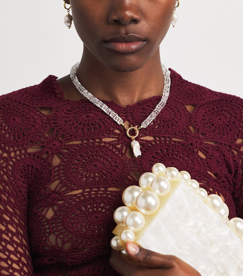 Hermina Athens beaded freshwater pearl necklace, UK version