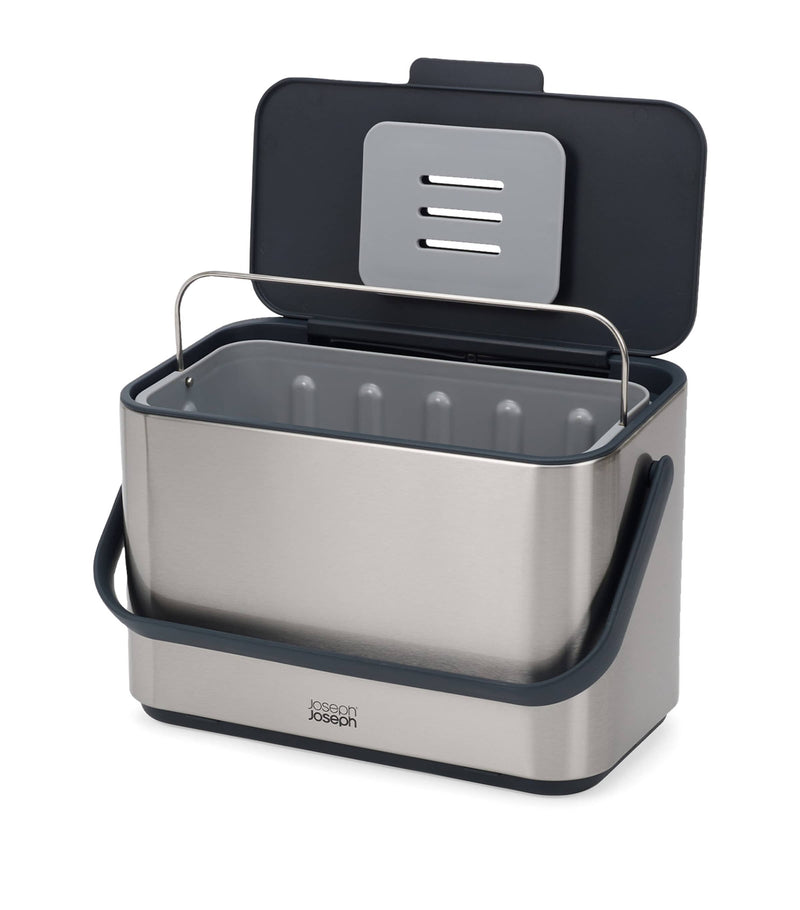 Joseph Joseph stainless steel premium food waste caddy 4L - British product