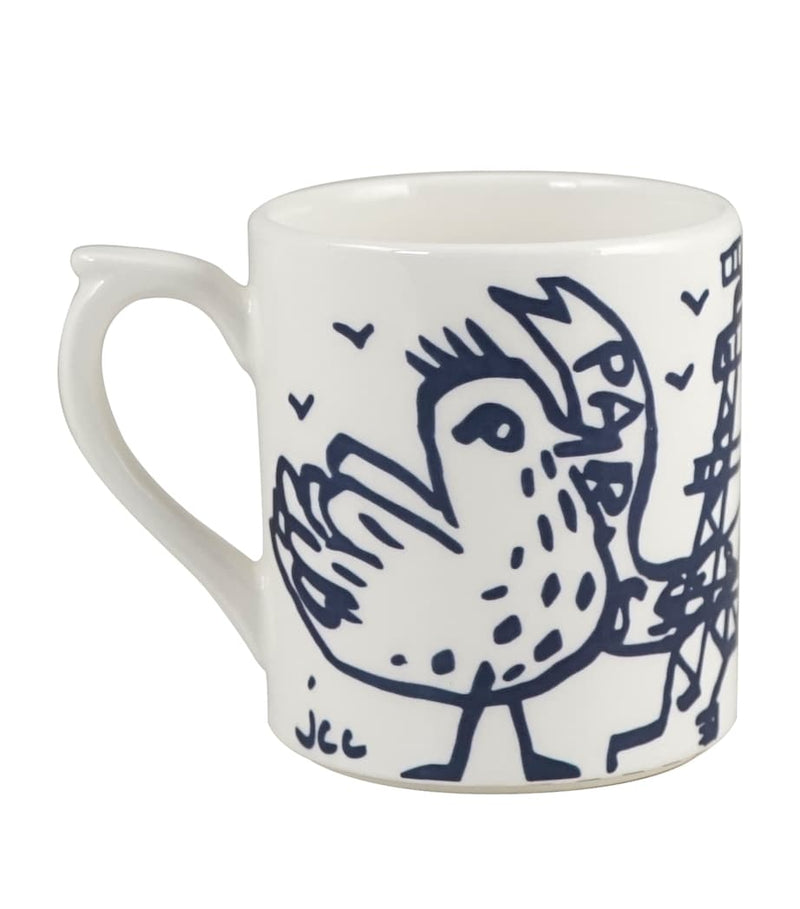 Gien Eiffel Tower mug porcelain - British product