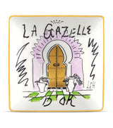 Harrods GINORI 1735 La Gazelle D'Or Porcelain Decorative Tray 13.5cm- Buy online at McGrocer