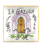 GINORI 1735 La Gazelle D'Or decorative tray 13.5cm, imported from the UK