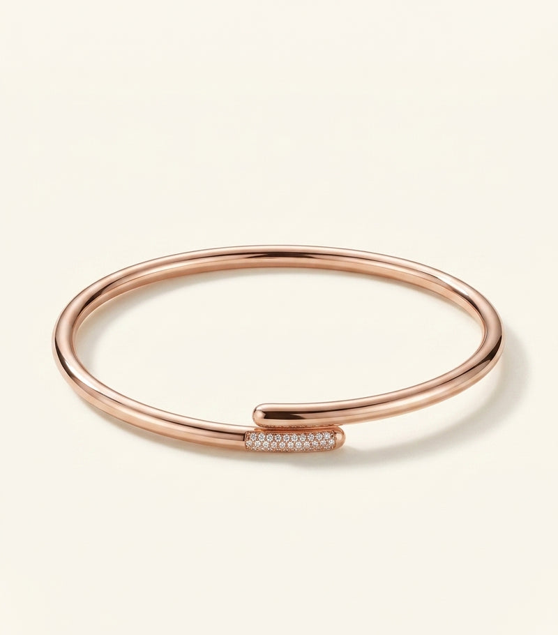 Cartier Juste Un Clou necklace in rose gold with diamonds, imported from the UK