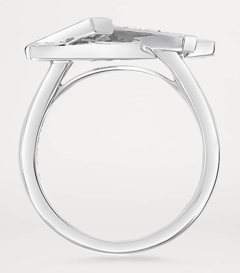 Graff white gold diamond threads ring - British product