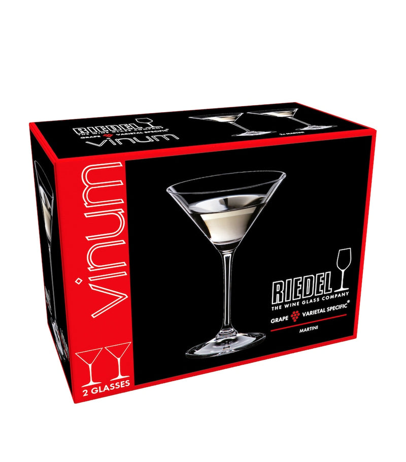 Riedel Vinum martini glasses set of 2, imported from the UK