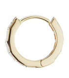 Maria Tash yellow gold diamond hoop earring 8mm (British brand)
