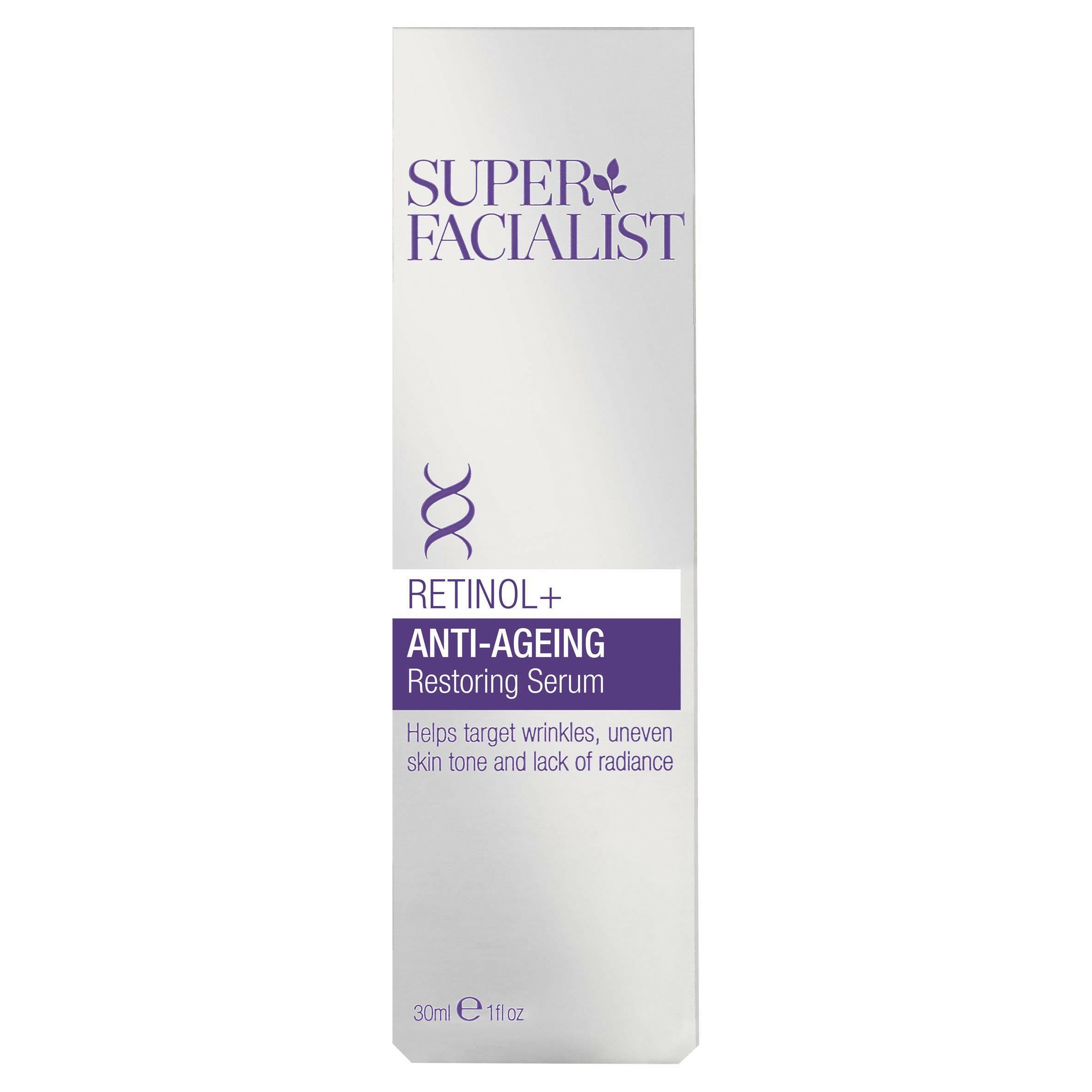 Super Facialist Retinol+ Anti-Ageing Restoring Serum 30ml All Sainsburys