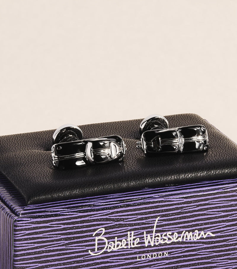 Babette Wasserman Retro Jag cufflinks - British product